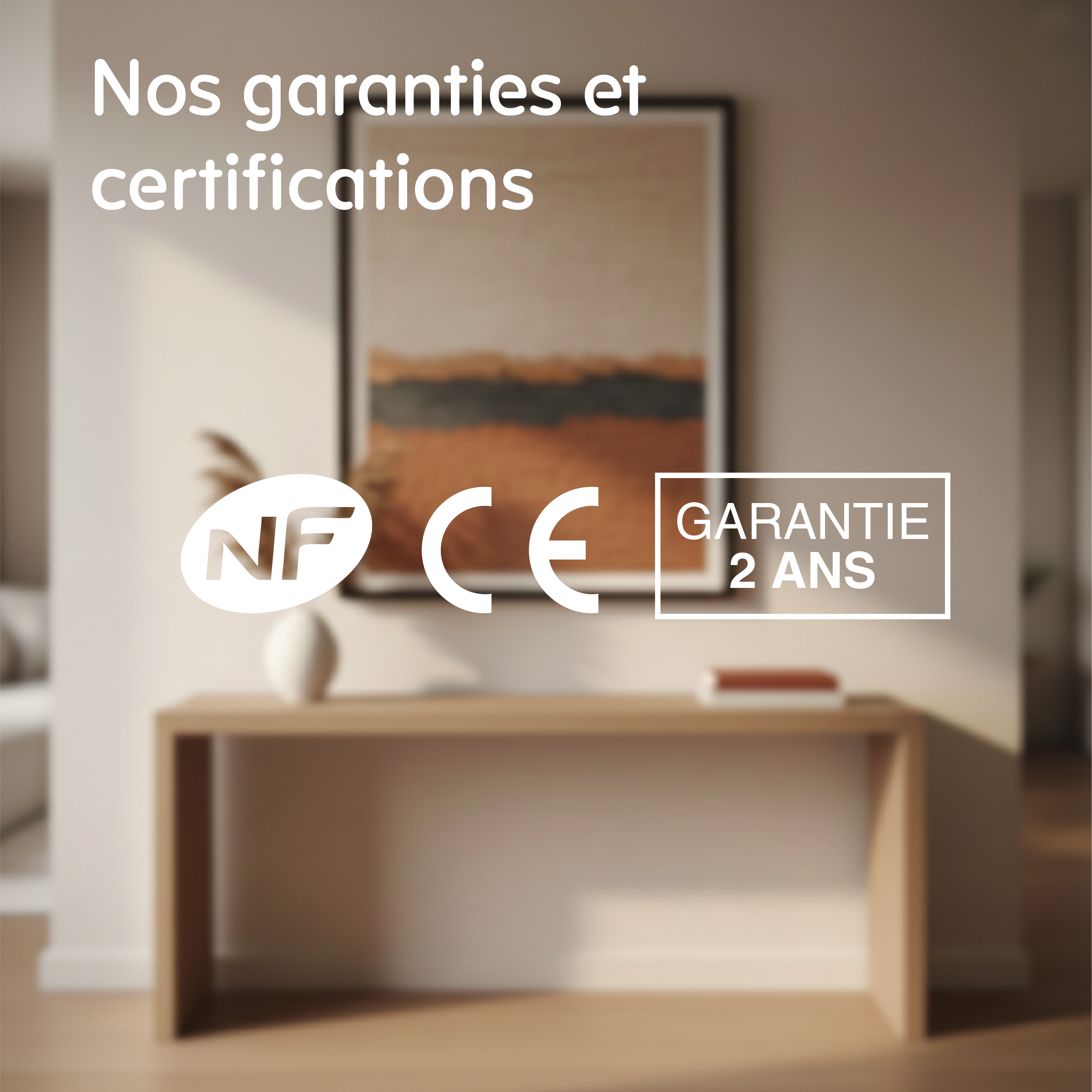 Radiateur électrique connecté 1000W à inertie sèche céramique horizontal Blanc Alice